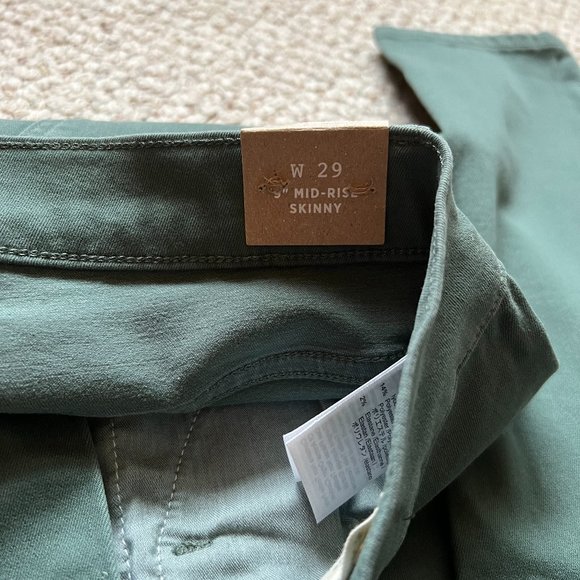 MADEWELL - Button-Front Mid-Rise Skinny Jeans - NEW with Tags - Picture 2 of 8